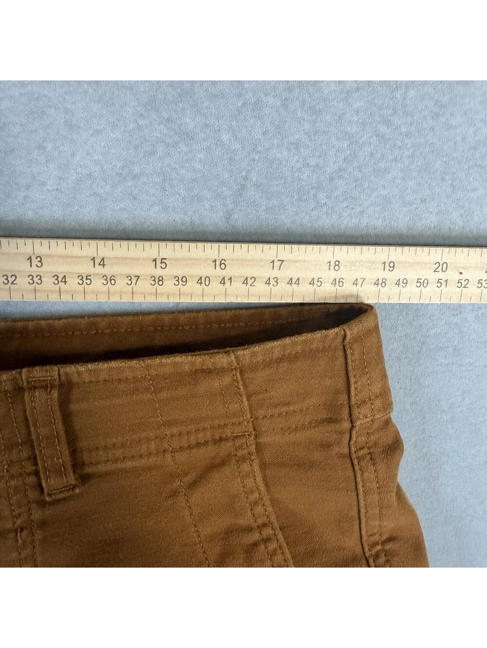 REI Co-Op Trailsmith Jogger Pants Men's 38x32 Brown Double Knee Drawstring Hike